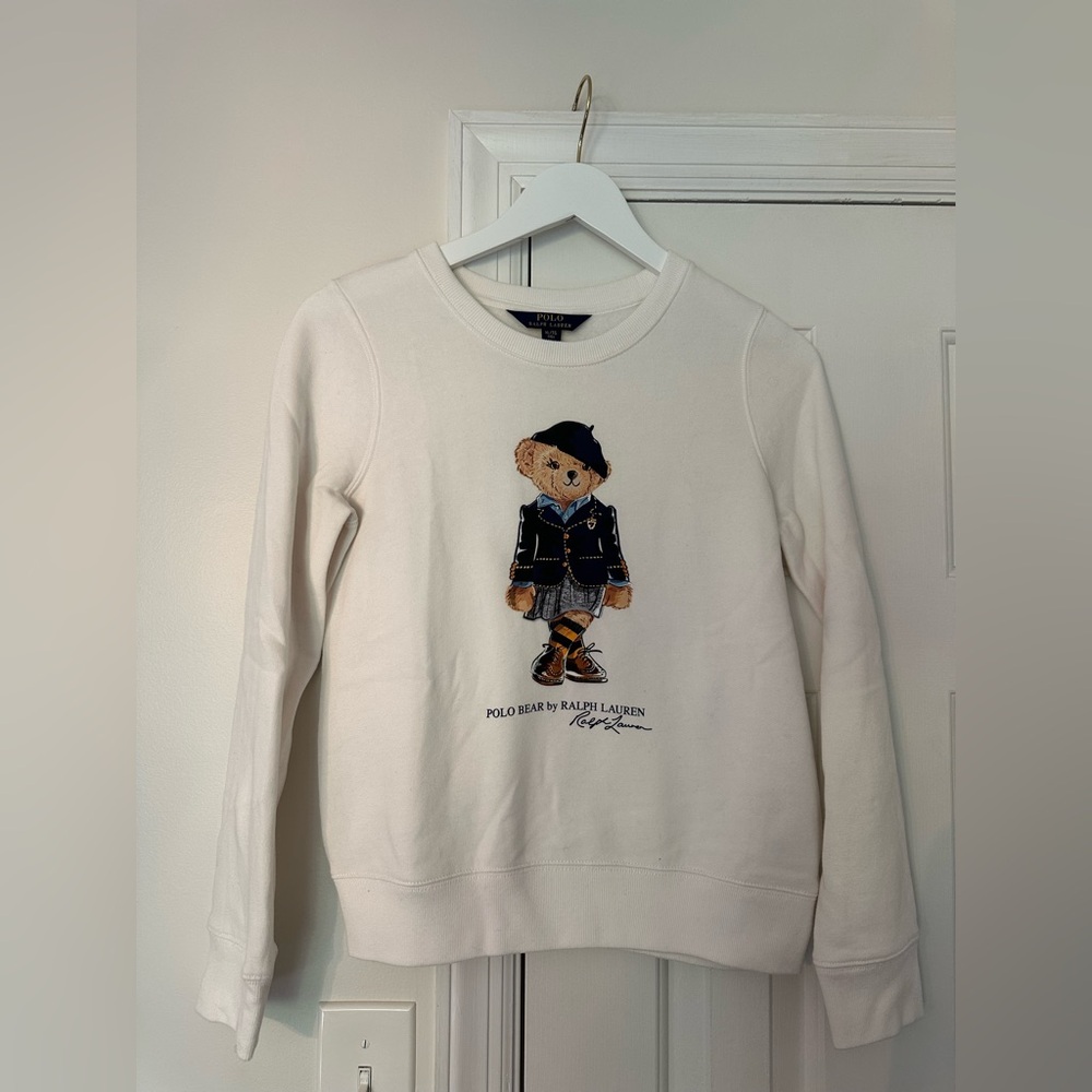 Polo Ralph Lauren girls bear sweatshirt